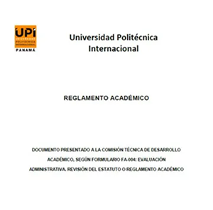 Reglamento Académico UPI